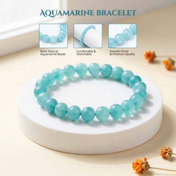 Aquamarine bracelet