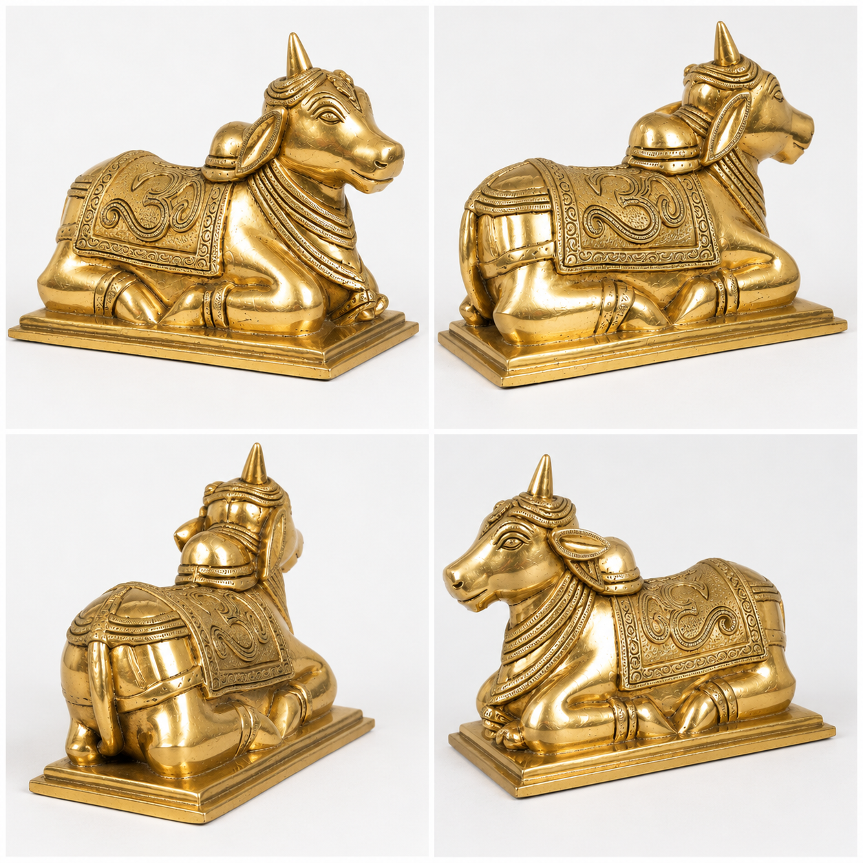 Brass Nandi Statue - Image 5