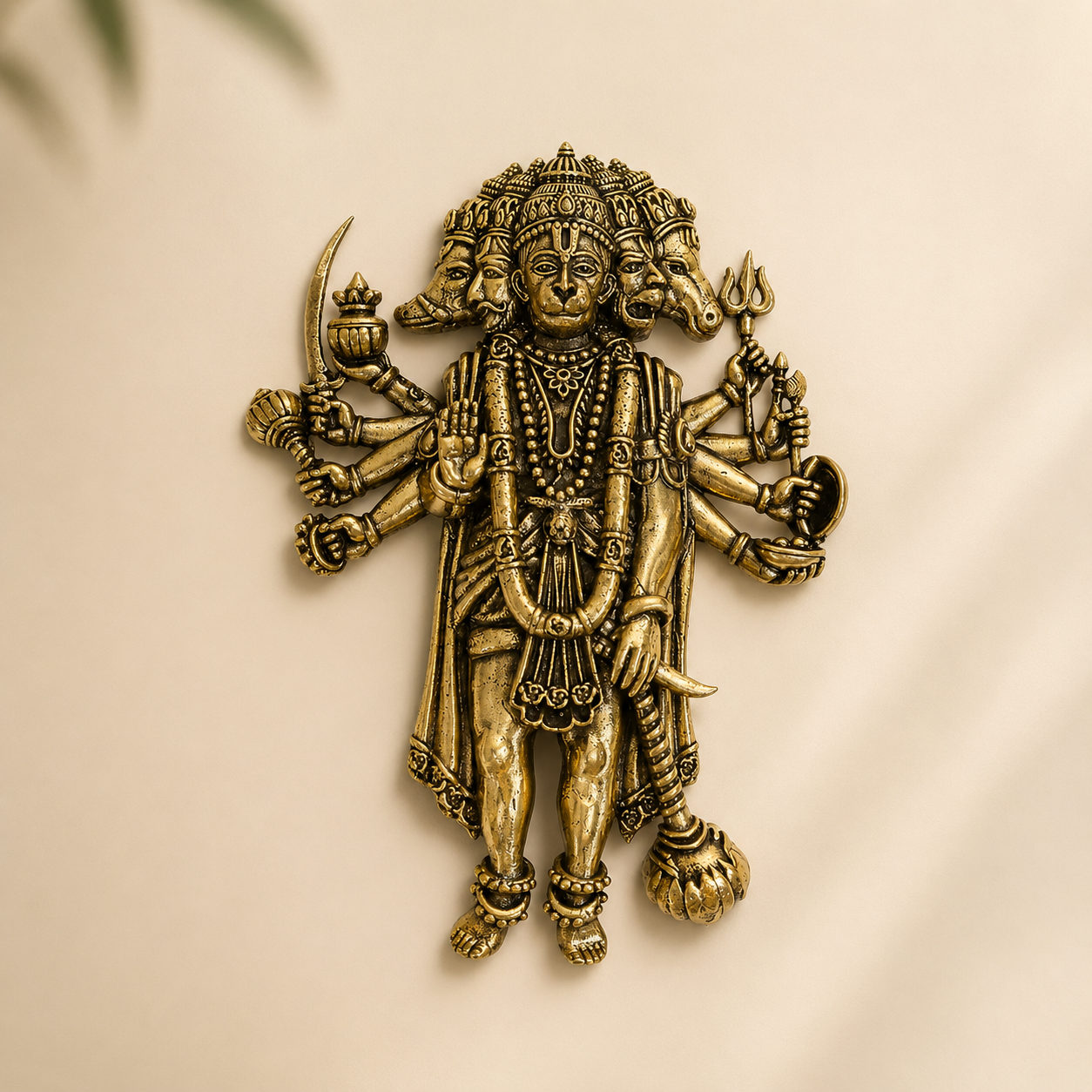 Pure Copper Panchmukhi Hanuman - Image 3