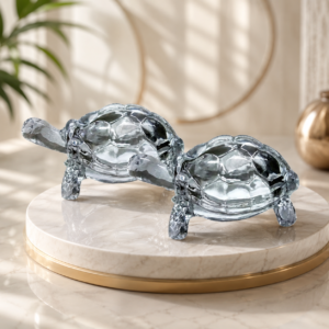 Premium Crystal Glass Vastu Turtle