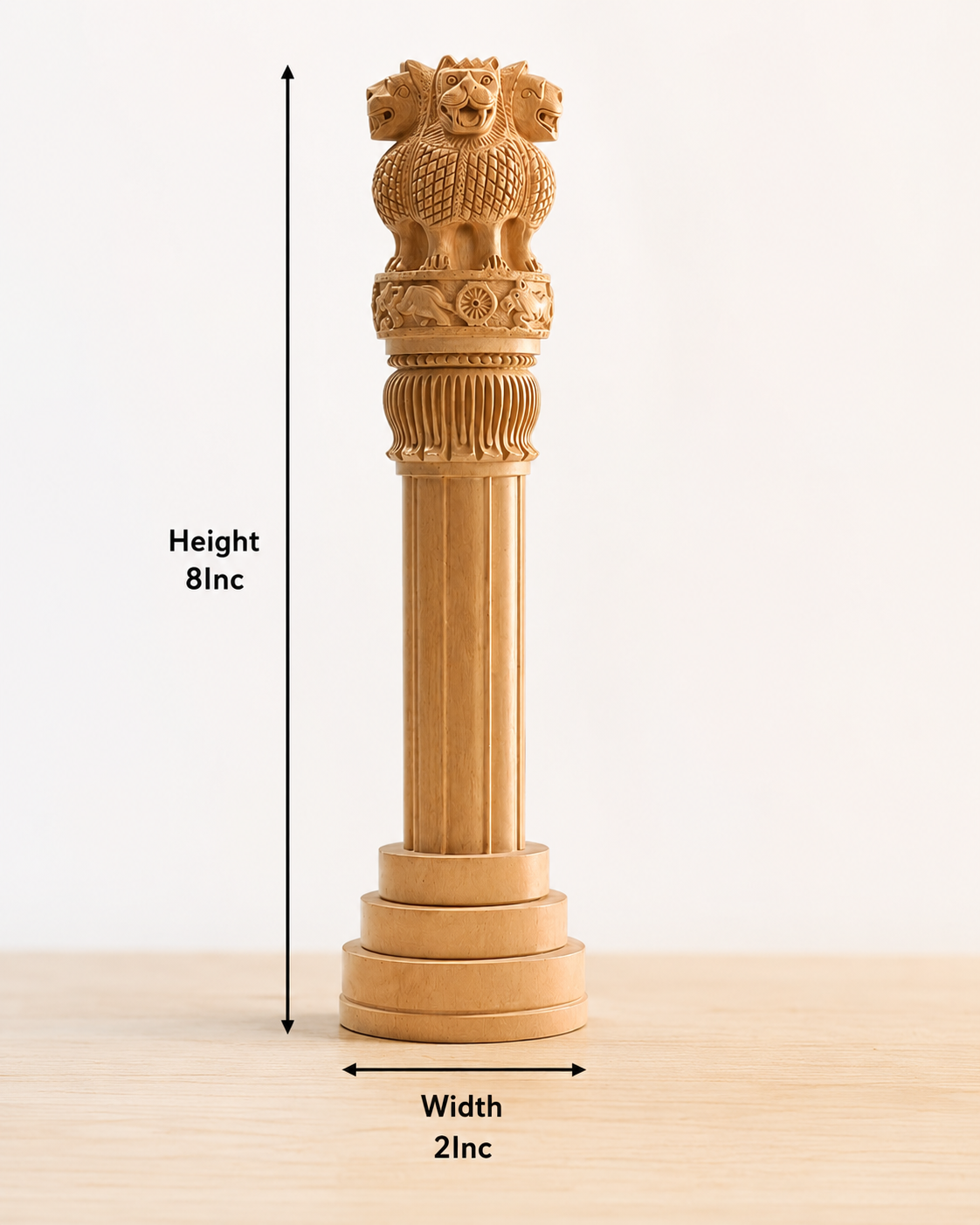 Wooden Ashoka Pillar - Image 2