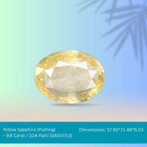 Premium Pukhraj (Yellow Sapphire)