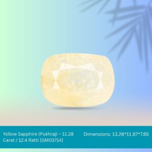 Premium Pukhraj (Yellow Sapphire)